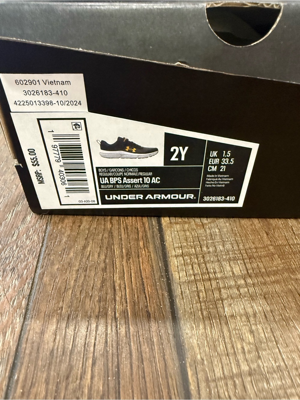 Under Armour Assert 10 Sneakers - Picture 2 of 2